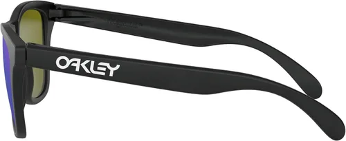 Vista 4 de Oakley Frogskins - Gafas de sol color negro mate con lente de iridio violeta adhesivo