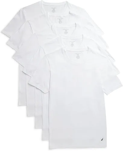 Vista 5 de Nautica Men's Cotton Crew Neck Polo-Shirts-Multi Packs
