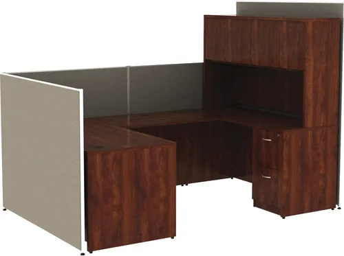 Vista 7 de Lorell LLR90258 - Paneles de tela gris Lorell