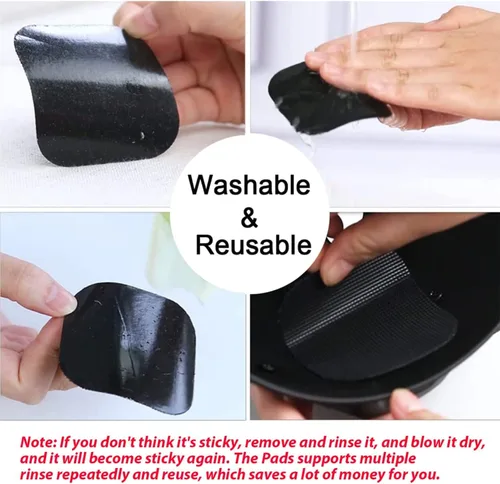 Vista 4 de Kydex Holsters Comfort Pad - iwb Comfort- Cojín negro - Cojín de funda CCW - Funda de cuña 2 piezas