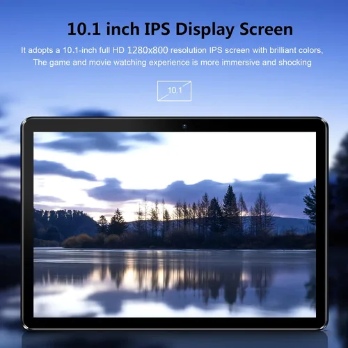 Vista 9 de PRITOM Tableta de teléfono Android 13 de 10 pulgadas con ranura SIM, 64 GB Quad Core, pantalla táctil IPS, cámara trasera de 8 MP WiFi GPS Bluetooth
