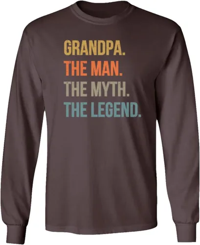 Vista 7 de Grandpa Man Myth Legend - Camiseta unisex de manga larga