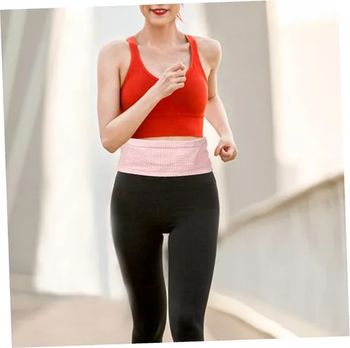 Vista 4 de STOBAZA Riñonera transpirable para correr con correa ajustable para mujeres y hombres, bolsa de cintura de fitness de gran capacidad para ciclismo