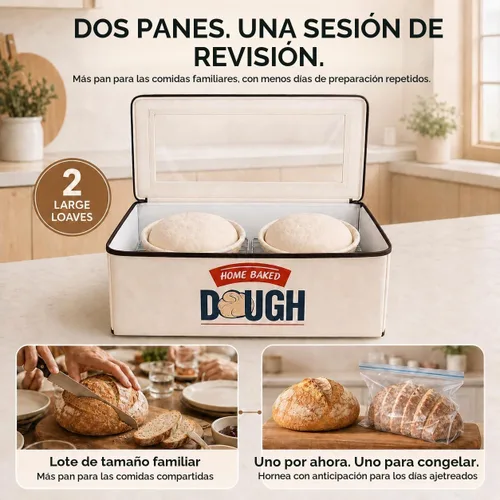 Vista 5 de BLUBYEES Caja de fermentación plegable mejorada con calefacción de 3 lados, sensor NTC incorporado y control preciso de temperatura de 68-104°F