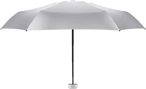 Vista 6 de Mini paraguas de viaje actualizado a prueba de viento, ligero y compacto, portátil, al aire libre, paraguas plegable UV para hombres, mujeres