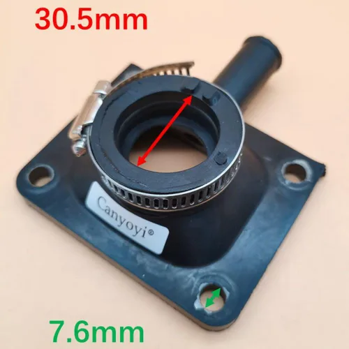Vista 6 de Bota colector de admisión para carrito de golf Yamaha G1 2-Cycle G1A Gas G1E Electric 1983 1984 1985 1986 1987 1988 J24-13586-00 J241358600 23-029