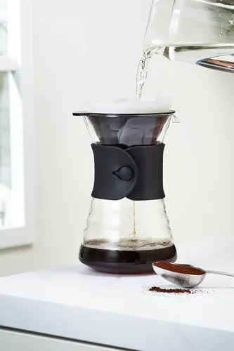 Vista 9 de Hario V60 - Decantador de café antigoteo, 700 ml, Negro