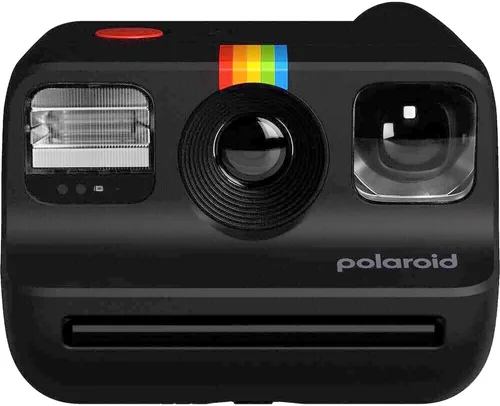 Vista 2 de Polaroid Go Generation 2 - Mini cámara de película instantánea con película de color Polaroid GO, paquete doble y álbum de fotos + tela
