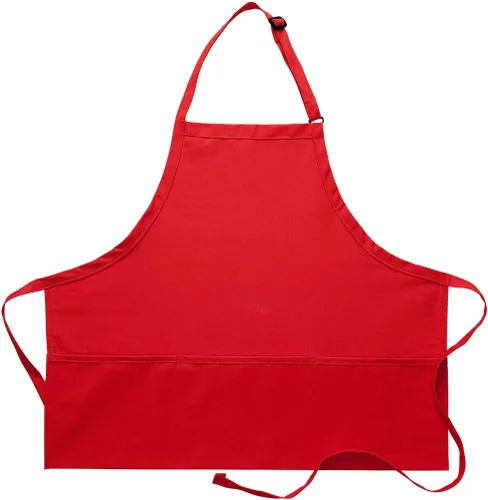 Vista 16 de DayStar Apparel Delantal con peto de 3 bolsillos de alta calidad con cuello ajustable y lazos extralargos, estilo 200