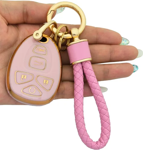 Vista 5 de Funda para Llavero Portallaves Estuche Soporte para Llaves Carcasa Protectora de TPU Suave Protector Accesorios para Automóvil
