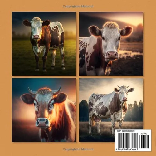 Vista 2 de Libro Ilustrado De Vacas Para Adultos Libro De Imágenes Para Adultos Con Demencia Y Alzhéimer Libro De Actividades De Memoria Fácil Y Relajante