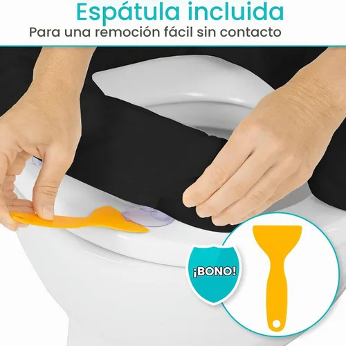 Vista 7 de Asiento de Inodoro Vive (Espuma Acolchada Suave) - Fácil de Limpiar, Acolchado Suave para Baño - Apto para Asientos Estándar y Alargados - Donut