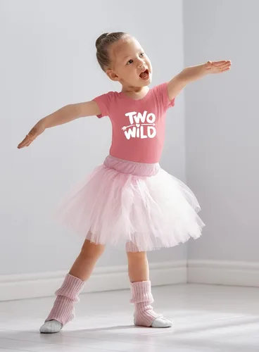 Vista 2 de Two Wild - Camiseta para niña de 2 años de edad, traje de segundo cumpleaños
