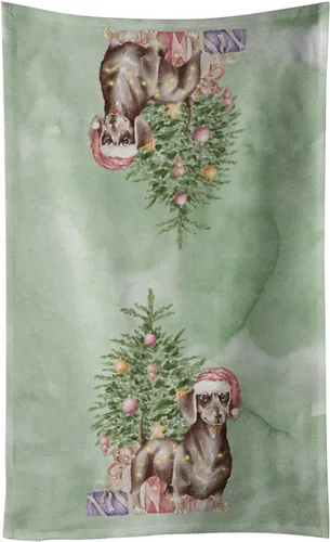 Vista 20 de Caroline's Treasures Toalla de cocina Christmas English Bulldog #2, 15 X 28, multicolor