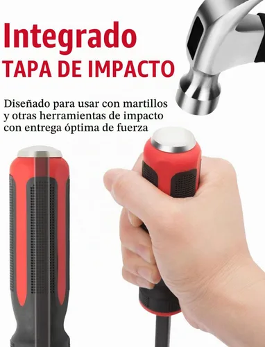 Vista 5 de ROTATION Punta de palanca de 12 pulgadas para levantar y hacer palanca 1PC Rojo