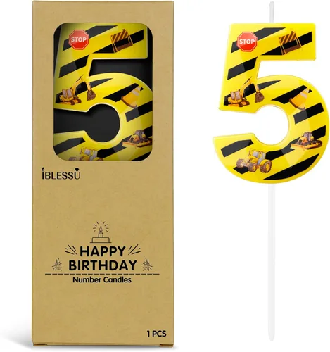 Vista 23 de Velas de cumpleaños de autos de carreras número 1, velas de cumpleaños a cuadros negros y blancos de 2.68 pulgadas, velas con números con temática