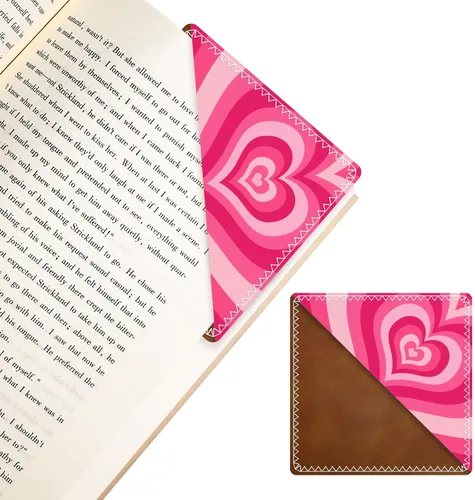 Vista 7 de Marcadores de Cuero Personalizados, Accesorios de Libro Divertidos y Lindos para Amantes de la Lectura, Marcadores de Páginas Irrompibles