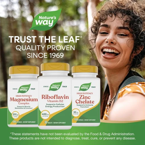 Vista 7 de Terapia enzimática Riboflavina Vitamina B2, 400 mg por porción
