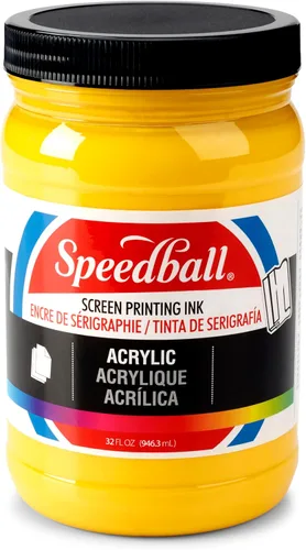 Vista 17 de Speedball 004657 Tinta acrílica para serigrafía, 32.0 fl oz, 32 onzas líquidas, color negro