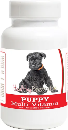 Vista 100 de Healthy Breeds Affenpinscher - Tableta multivitamínica para cachorros y perros, 60