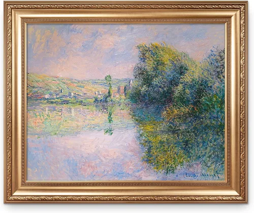 Vista 170 de A&T ARTWORK Antibes Seen from The Salis Gardens de Claude Monet Las Obras de Arte Clásico Mundial Reproducciones, Impresiones de Arte en Lienzo