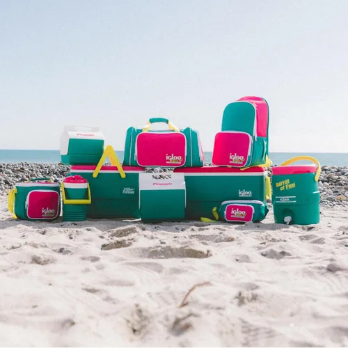 Vista 11 de Igloo Riñonera Refrigeradora Retro Bolsa Cruzada Aislada Riñoneras de Viaje
