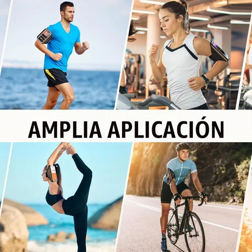 Vista 7 de Brazalete para correr para iPhone 15/14/13 Pro/Plus y Galaxy S20/S10, brazalete para teléfono celular de diseño 3D con bolsillo para auriculares