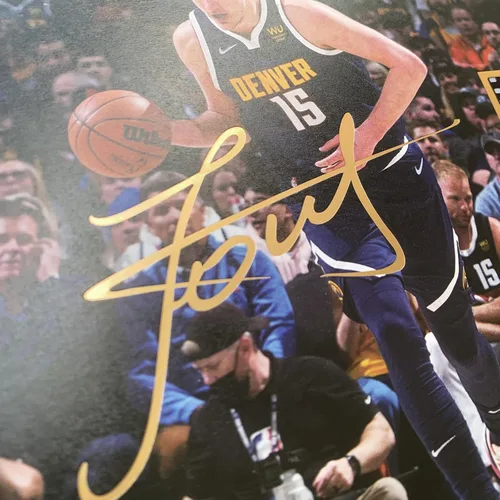 Vista 5 de sufenvera Póster enmarcado de Nikola Jokic de baloncesto con diseño de Nikola Jokic, collage de películas fotográficas, regalos de recuerdo