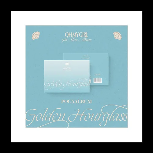 Vista 5 de OH MY GIRL Reloj de arena dorado 9º contenido del mini álbum+POB+Tarjeta fotográfica+seguimiento sellado (conjunto completo