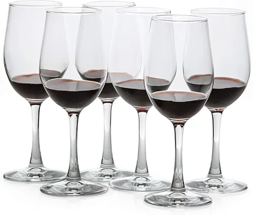 Vista 6 de UMI UMIZILI 12 onzas – Juego de 6, copas de vino tinto/blanco clásicas multiusos duraderas