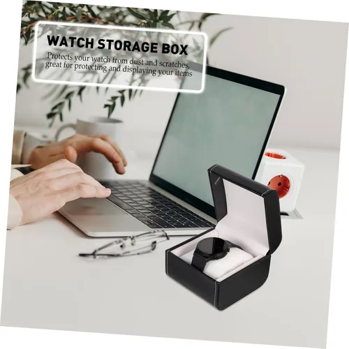 Vista 8 de Box storage box mens watches men watches for men single for women relojes inteligentes para hombres pu Case Storage Organizer