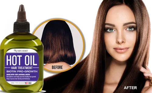 Vista 4 de Hair Chemist Tratamiento de aceite caliente con biotina 7.1 onzas