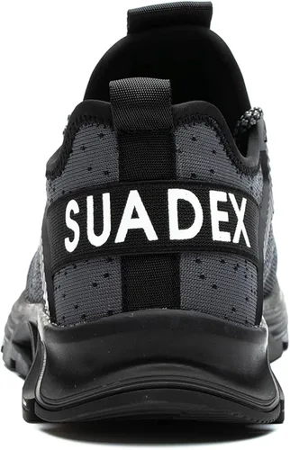 Vista 7 de SUADEX Steel Toe Shoes for Men,Work Safety Indestructible Shoe for Men Women Lightweight Breathable Composite Toe Sneakers with ASTM F2413-18