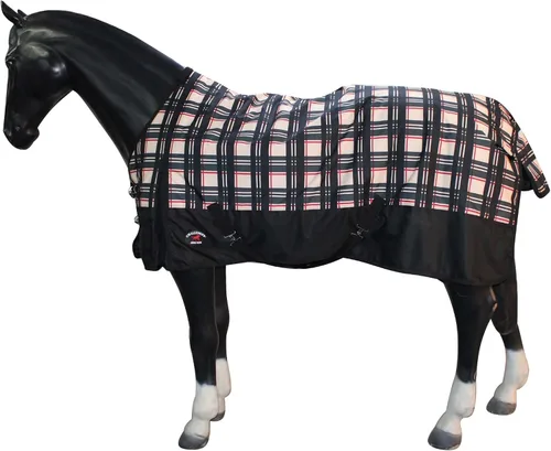 Vista 7 de Challenger 600D Caballo Participación Impermeable 300G Polyfill Manta Invierno Turquesa 21EE03