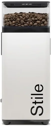Vista 5 de Rancilio Stile SD - Molinillo de espresso semiautomático bajo demanda, rebaba plana de acero de 2.283 in, 10.58 oz (blanco)