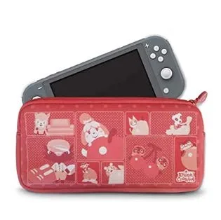 Vista 7 de Controller Gear Protective Portable Neoprene Travel Carry Case Compatible with Nintendo Switch and Switch Lite - Animal Crossing - Quilted Tone.