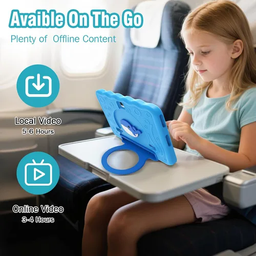 Vista 4 de Tableta para niños de 10'' Android 15 Tableta para niños 14(6+8) GB 64GB CPU Octa-Core, tabletas para niños pequeños con mucho contenido sin