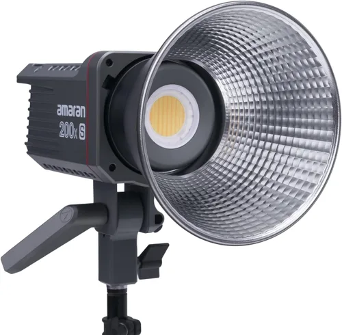Vista 5 de Luz de video Amaran 200X S COB, luz de fotografía de 200W de salida con montaje Bowens, control de aplicación, 9 efectos de iluminación