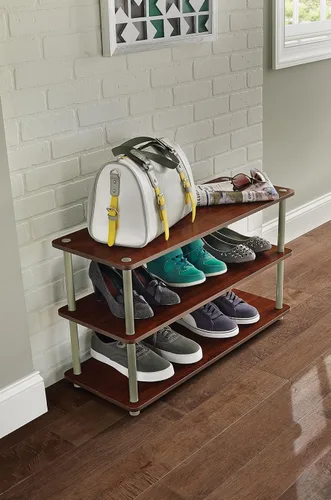 Vista 2 de ClosetMaid 5063 3-Tier Zapato Organizador, Café expreso