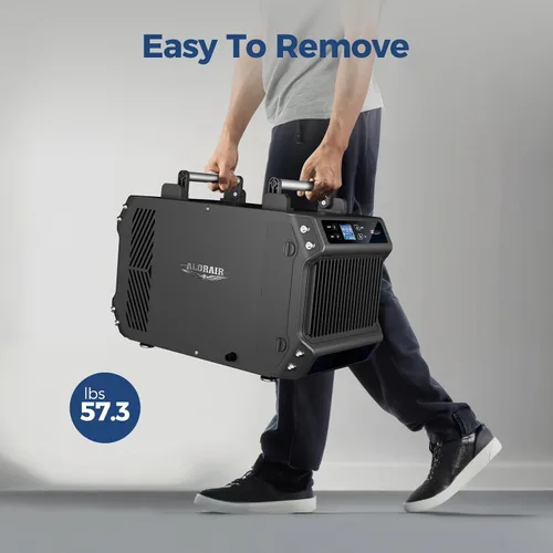 Vista 9 de ALORAIR 180 PPD Dehumidifier with Pump for Crawl Space and Basement Descongelación automática, inicio de memoria, hasta 2,300 pies cuadrados. Ft.