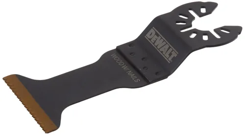 Vista 7 de DEWALT Hoja oscilante para herramientas de madera con clavos, ancha, revestimiento de nitruro de titanio (DWA4204), color negro (paquete de 5)