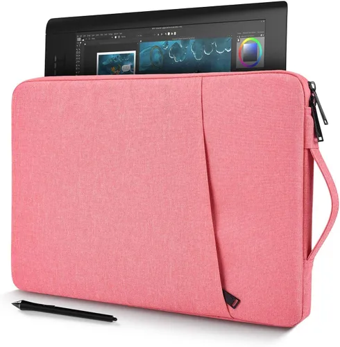 Vista 9 de Funda para tableta de dibujo gráfico para XP-Pen Artist 13.3 Pro/V2/ Artist 14/12, Bolso de transporte Huion Kamvas Pro 13 GT-133 (Negro)