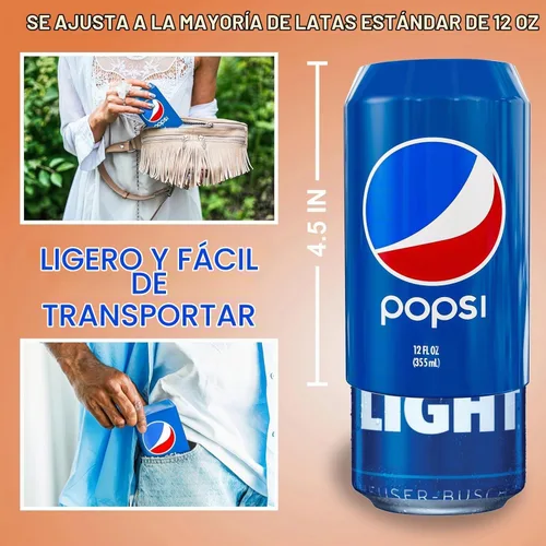 Vista 4 de BeerSkin - Fundas de silicona para latas que parecen refrescos, 12 oz