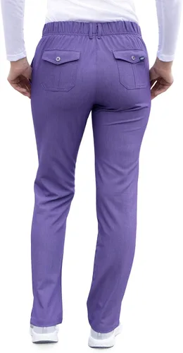 Vista 2 de Adar Pro Scrubs para mujer, pantalones de yoga ajustados para piernas