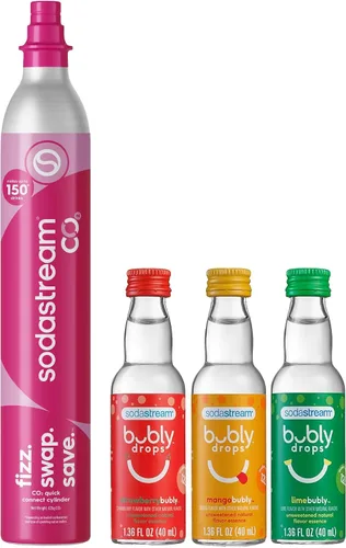 Vista 6 de sodastream SodaStream 60 L CO2 Exchange Carbonator, 14.5 oz, conjunto de 2, más $ 15 Tarjeta de regalo de Amazon.com con Exchange
