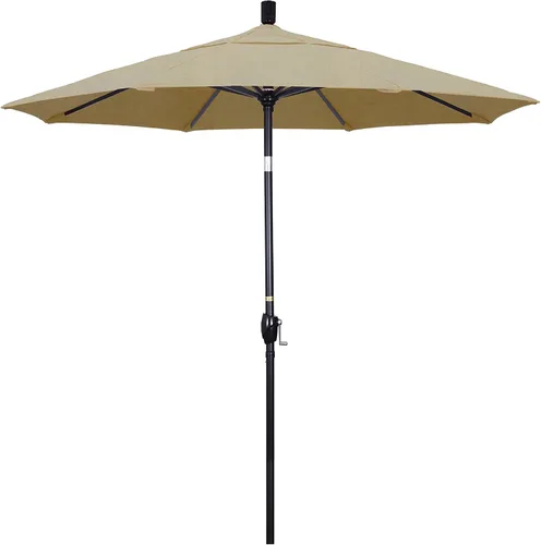 Vista 24 de California Umbrella 7.5' paraguas redondo de aluminio del mercado, elevación de la manivela
