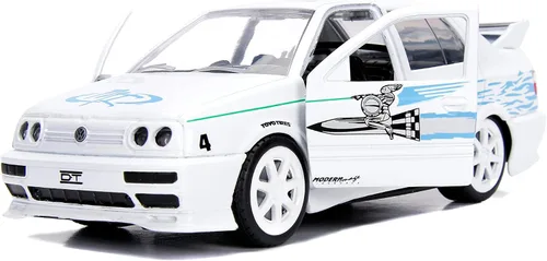 Vista 6 de Jada Fast & Furious 1:32 Jesse's Volkswagen Jetta - Coche fundido a presión, juguetes para niños y adultos
