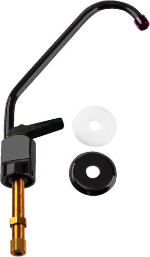 Vista 2 de Westbrass CO133-62 Kit de grifo dispensador de agua fría pura estilo Touch-Flo de 8 pulgadas con filtro, paquete de 2 cartuchos de repuesto, colador