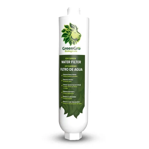 Vista 5 de GreenGro Filtro de agua de gran capacidad para mangueras de jardín y agua, elimina calcio, cloramina, cloro, metales pesados/declorador