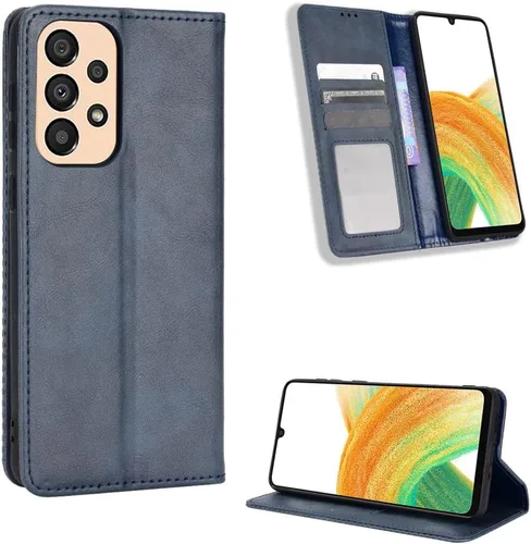 Vista 32 de Funda para BLU Bold N2, funda de piel sintética para BLU Bold N2, funda para BLU Bold N2 5G N0050UU Funda de piel sintética negra Negro